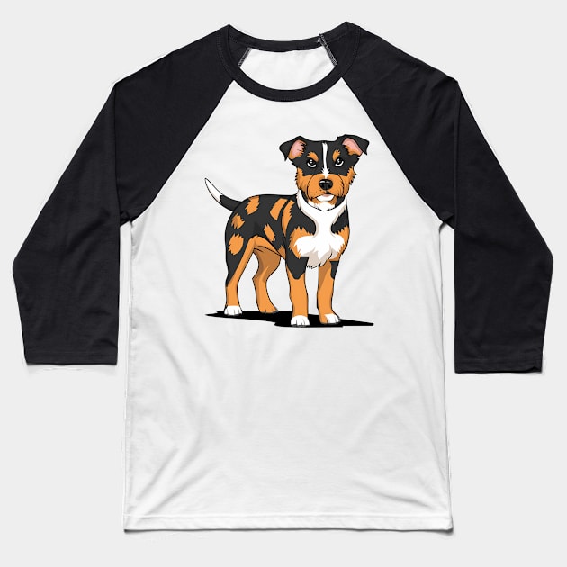 Lancashire Heeler Baseball T-Shirt by Abdulkakl